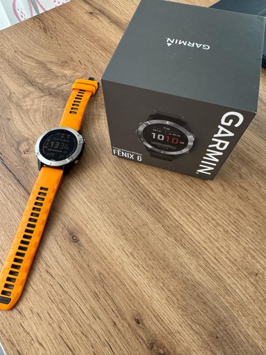 Garmin Fenix 6 – GPS Multisport Watch + curea originală QuickFit