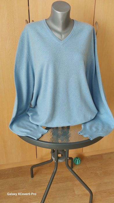 Мъжки пуловер Gran Sasso. 100% кашмир.Размер 2XL/ 3XL