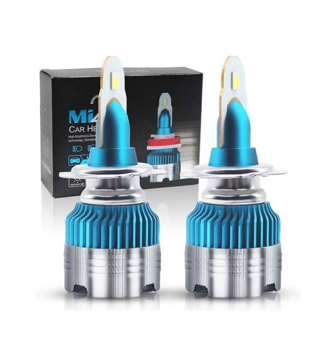 Set 2 becuri LED H1 H4  H7 H8 H11 HB4 cu / fara erroare bec ars