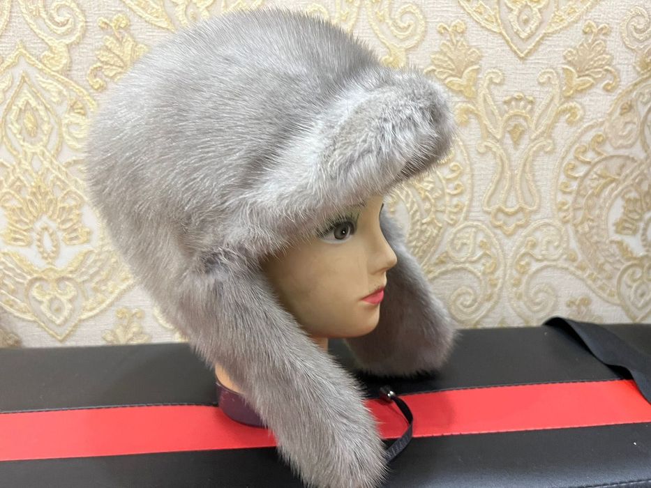 Норковая шапка ушанка