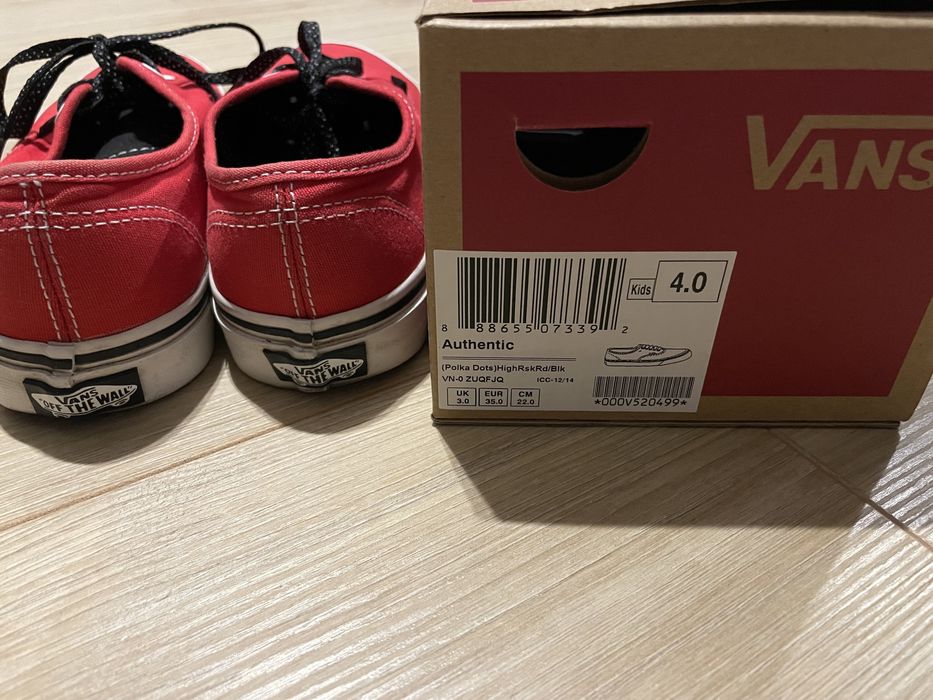 Vans rosii marimea 35