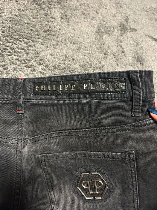Мъжки черни дънки Philipp Plein