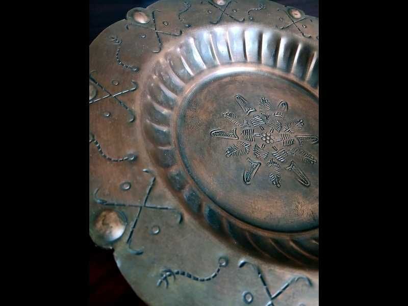 Farfurie decorativa cupru