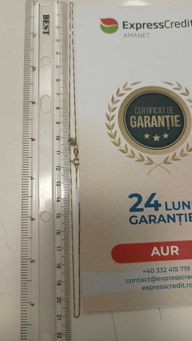 Colier aur 18K 2.16gr [AG24 Harlau B.46015.2] - Garantie 2 ani!