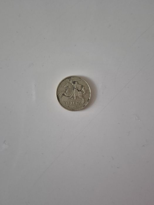 Монета centų литовская