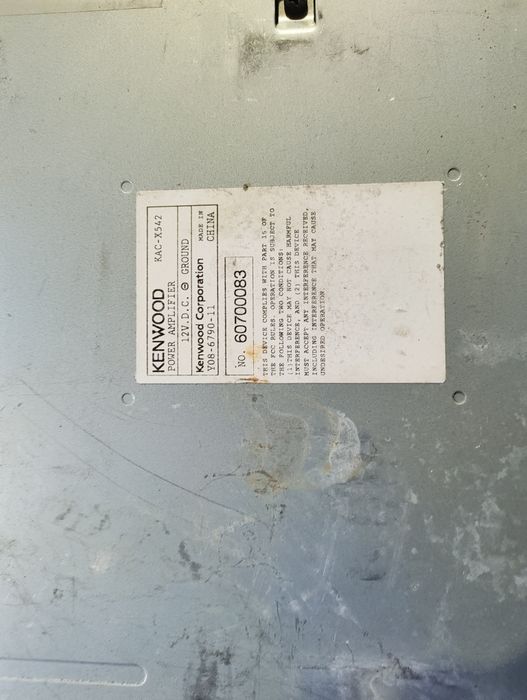 Усилвател Kenwood Sony Xplod и кондензатор Раптор 1 Фарад