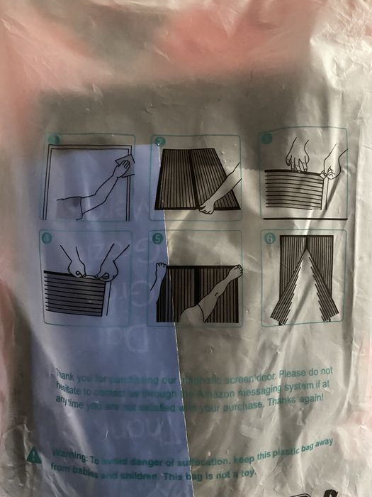 Plasa/perdea magnetica anti-insecte