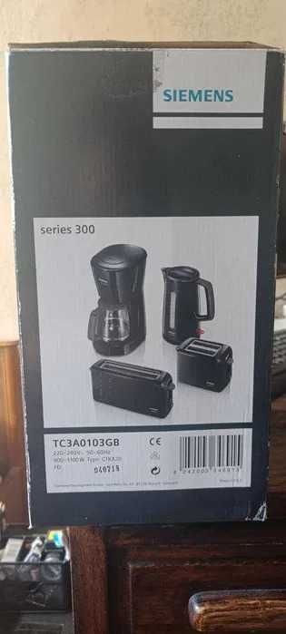 Кофеварка капельная: Siemens TC3A0103GB КАК НОВАЯ.