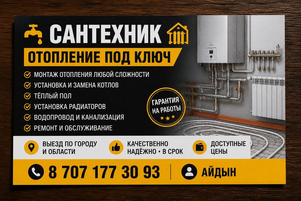 Сантехник  и отопление