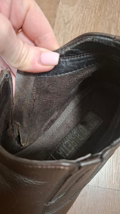 Мужские ботинки кожа, 41р.