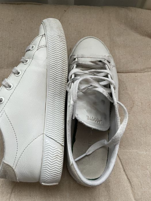 Детски кожени кецове Lacoste