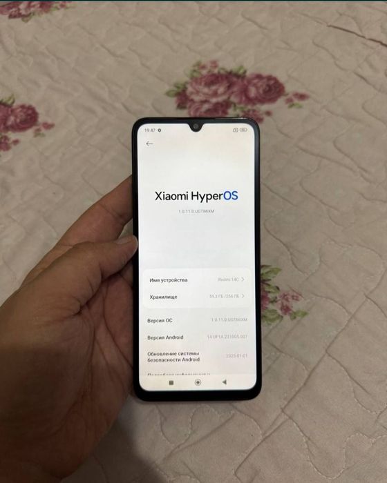 Xiaomi Redmi 14C 16/256GB Black Igravoy Original Holati Ideal Zor