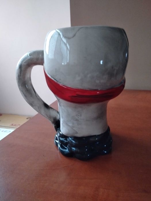 Halbă ceramică craniu 500ml