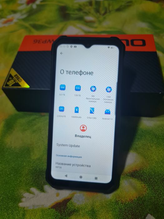 Мощный смартфон Oukitel wp36
Супер мощный