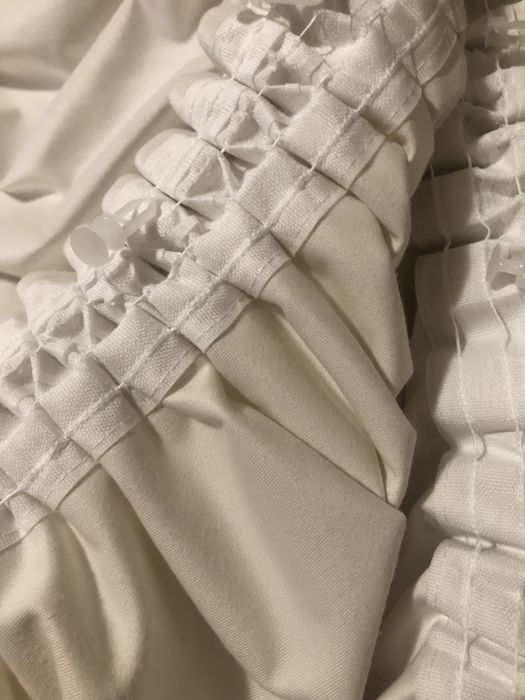 Draperie catifea alb perlat 5m