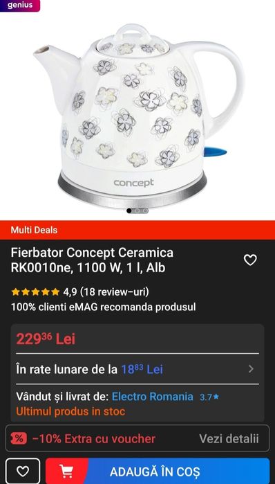 Fierbator de apa