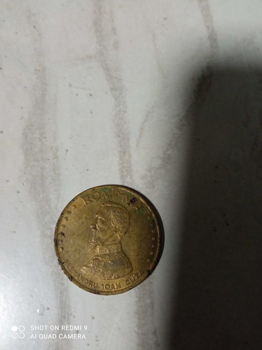 Moneda 50 lei 1991 cu Alexandru Ioan cuza