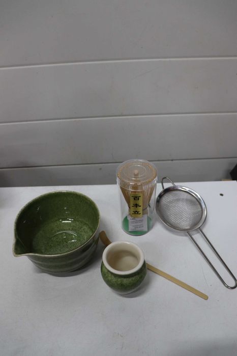 Комплект за мача - японски комплект за мача чай, включващ купа за мача