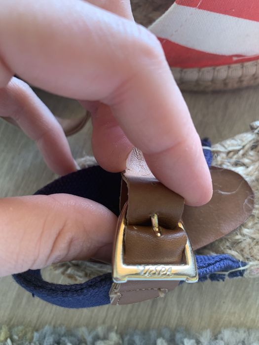 Чисто нови детски сандали  от естествена кожа  US POLO, K&K