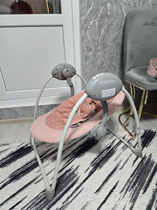 Шезлонг-люлка за момиче