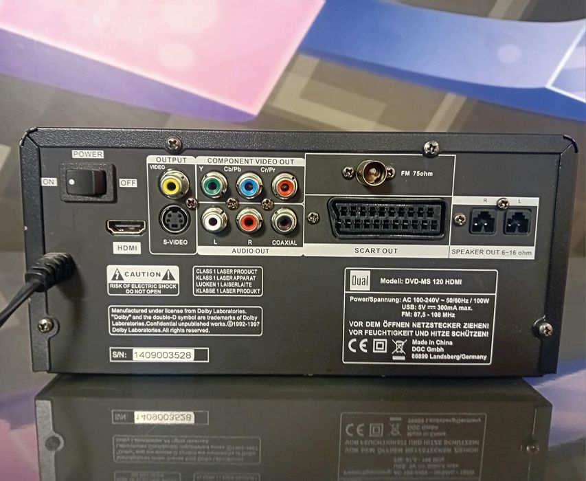 Player multimedia Dual – DVD / HDMI