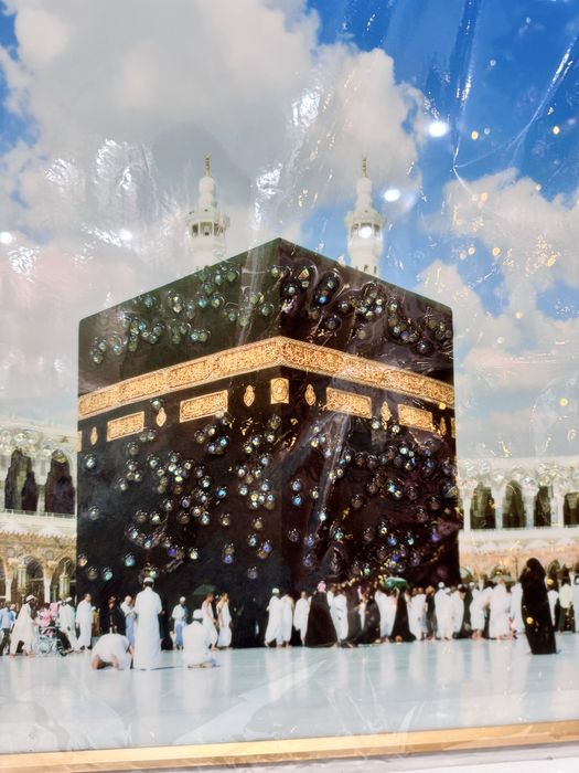 Картина Кааба из смолы