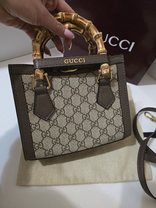 Налична чанта Gucci Diana Bamboo Mini