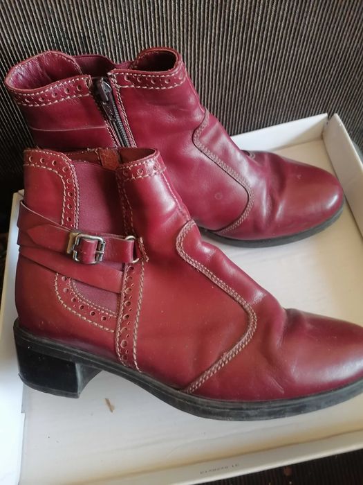 Botine piele stare buna