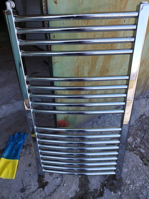 Лира за баня стоманена хром