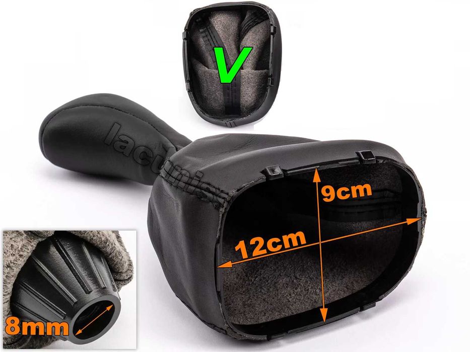 Скоростен лост за Mercedes Benz W203 S203 CLK кожа 6 скорости маншон