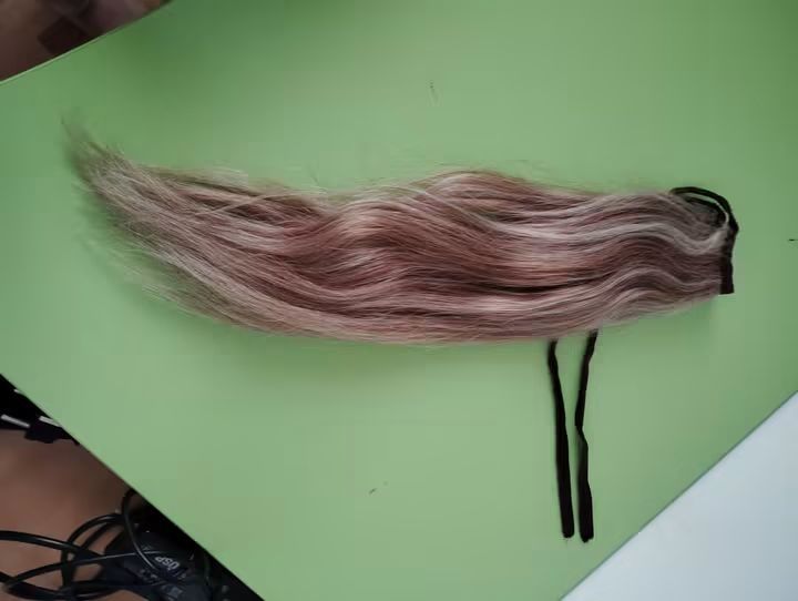 Coadă din par natural +extensii