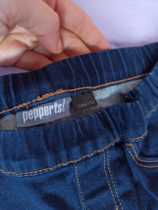 2 бр. Дълги Еластични Дънки за момиче + 1 бр. Къси Дънки, р-р 146-152