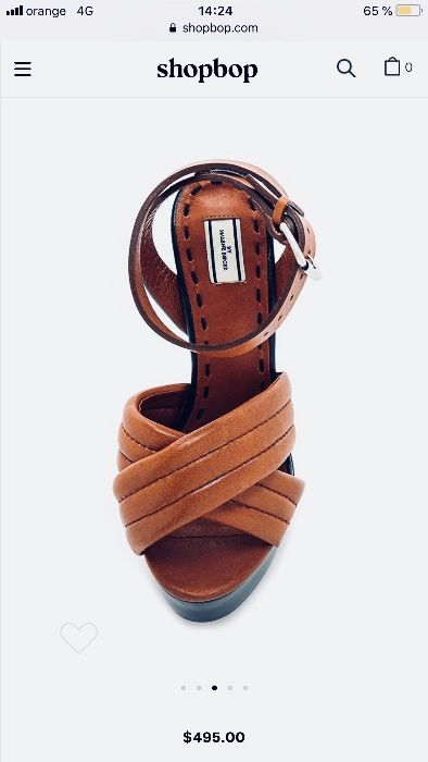 Sandale din piele By Malene Birger, mărimea 38,5, nou