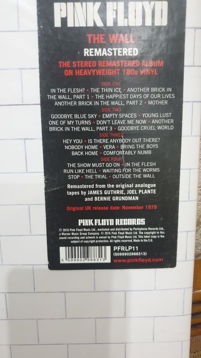 Виниловая пластинка PINK FLOYD-THE WALL