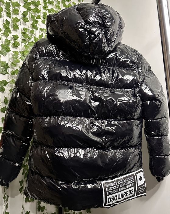 Geaca Dsquared2 icon puffer - geaca cu puf natural de gasca