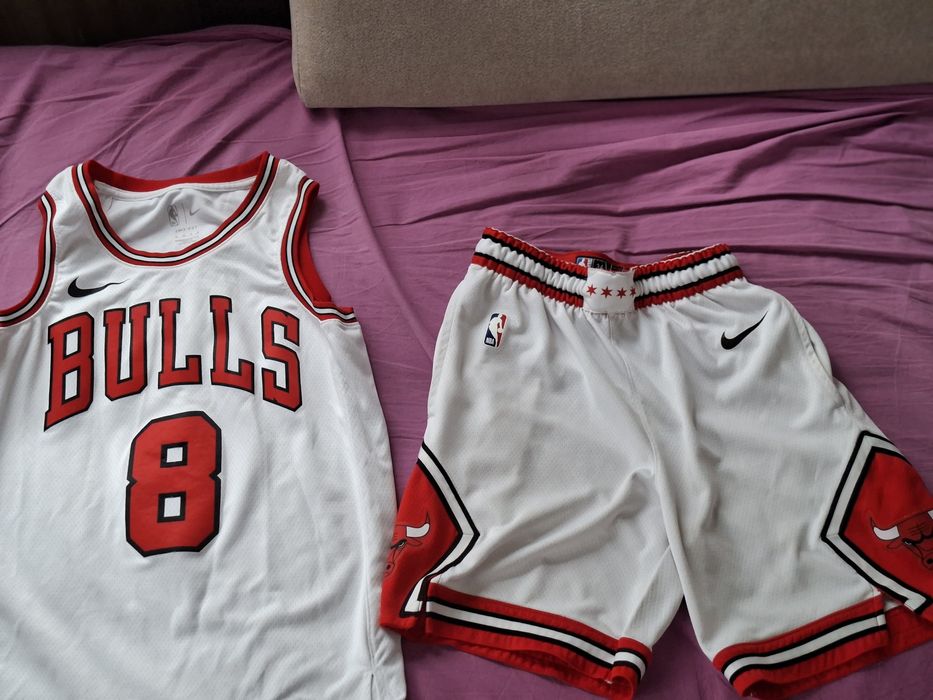 Set baschet alb de barbati Nike  marimea M