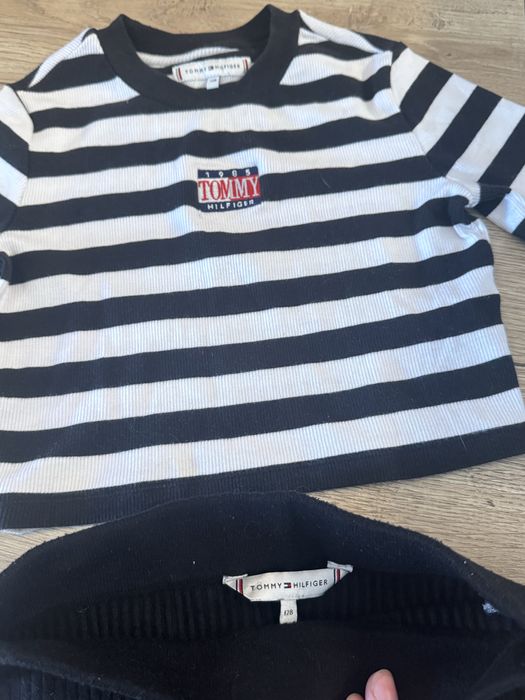 Сет комплект tommy hilfiger 8гОригинал Дрехи панталони и блуза 128 см