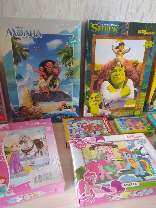 Пазлы для детей (девочки)