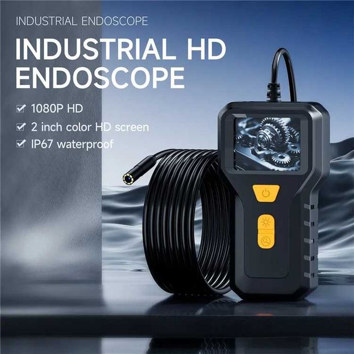 P240 2-инчов индустриален ендоскоп с 8 мм обектив 1080P HD