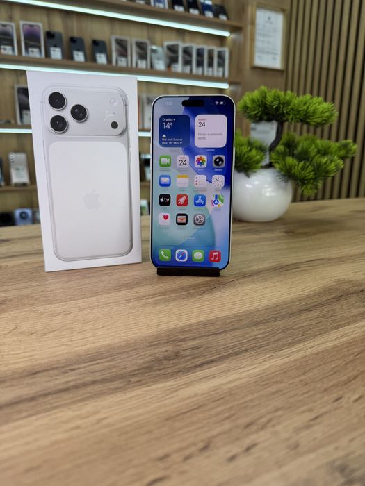 ‼️iPhone 17 Pro Max 256Gb Silver - Sanatate bat.100%- Garantie 24 luni