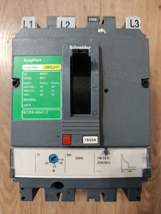 Автоматичен прекъсвач Schneider CVS250F/CVS400F/CVS100B/CVS630F