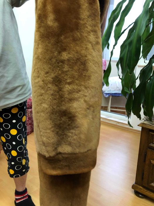 Haina mouton dore, noua, culoare cognac