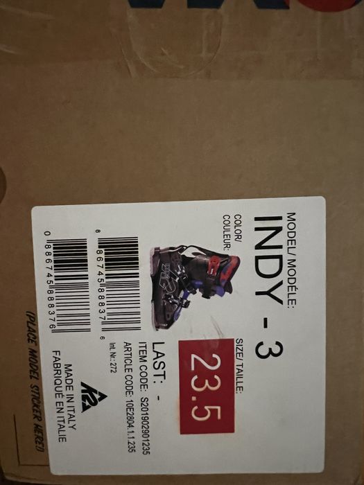 Clapari K2 INDY 3 - marime 23.5 (EU 36.5)