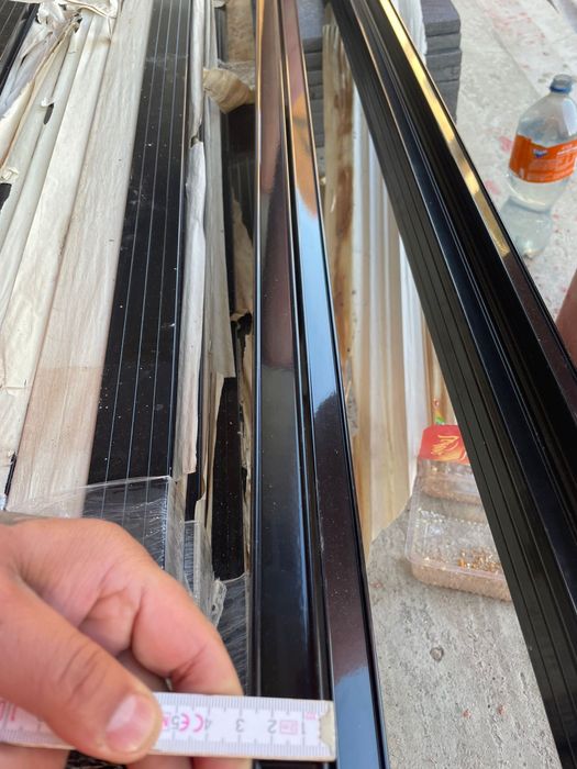 Profile aluminiu extrudat negre 40x25 mm – 4 metri – 150 bucăți