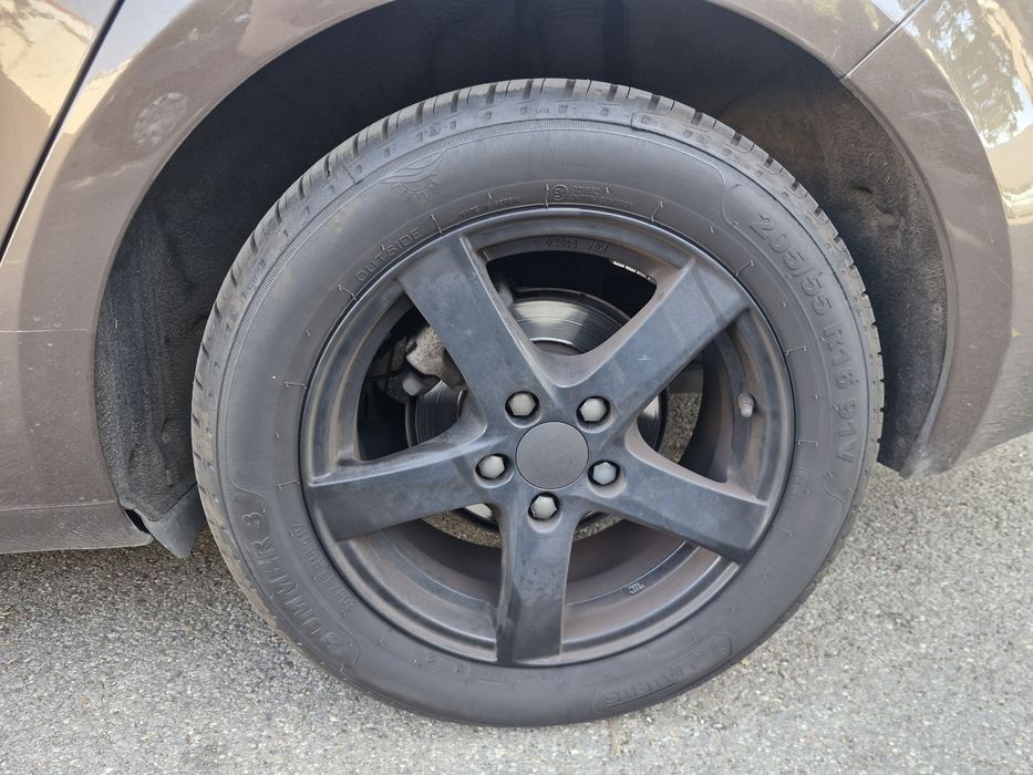 Roti skoda octavia, 205 55 r16, jante negre
