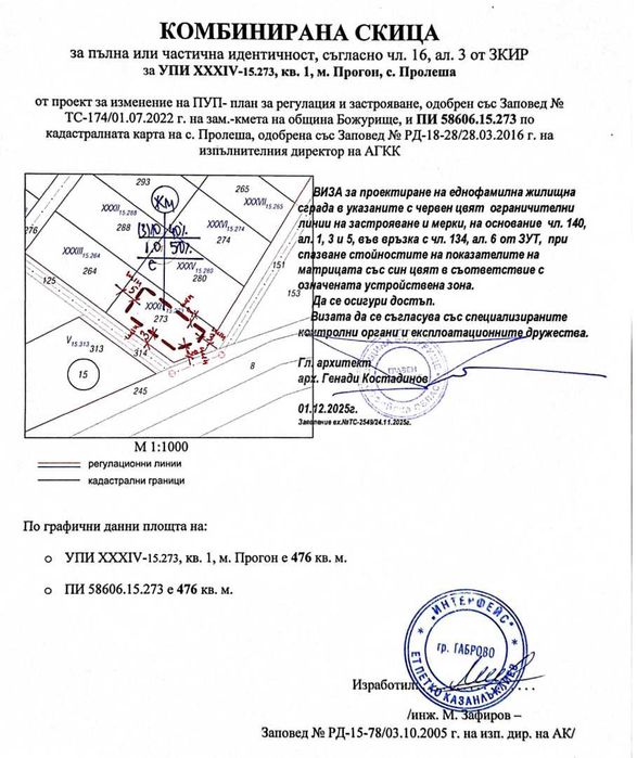 Поземлен имот в с. Пролеша