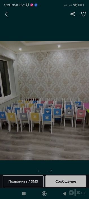 Bog'cha uchun mebel to'plamlari