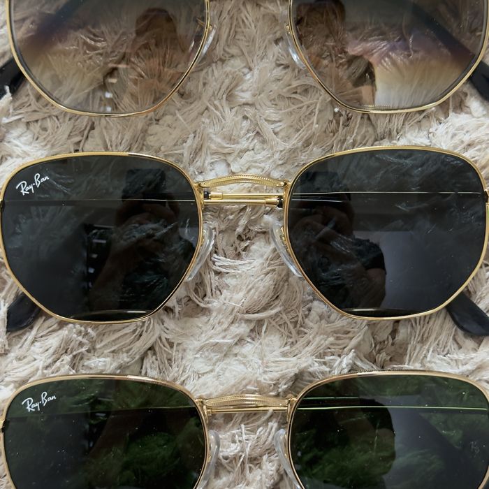 RayBan Hexagonal Fade / Green / Blue