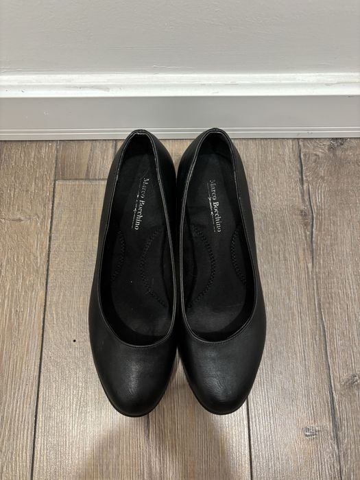 Туфли черные на маленьком каблуке