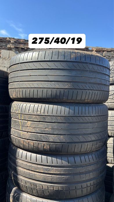 Разноширокие б/у шины R19 Continental